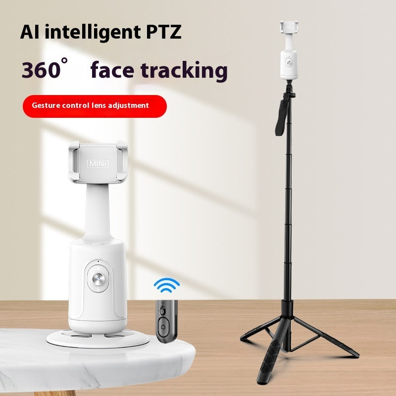 360 Auto Face Tracking Gimbal AI Smart Phone Holder for Video Vlogging Live Streaming | Auto Stabilizer Tripod for iPhone & Android
