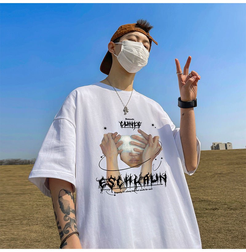 Casual Cotton Men's Short - sleeved T-shirt - Sophinity