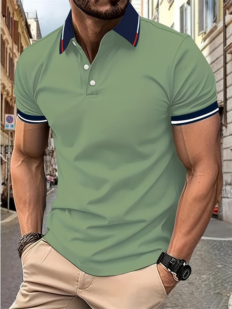 Button Men's Casual Polo Shirt - Sophinity