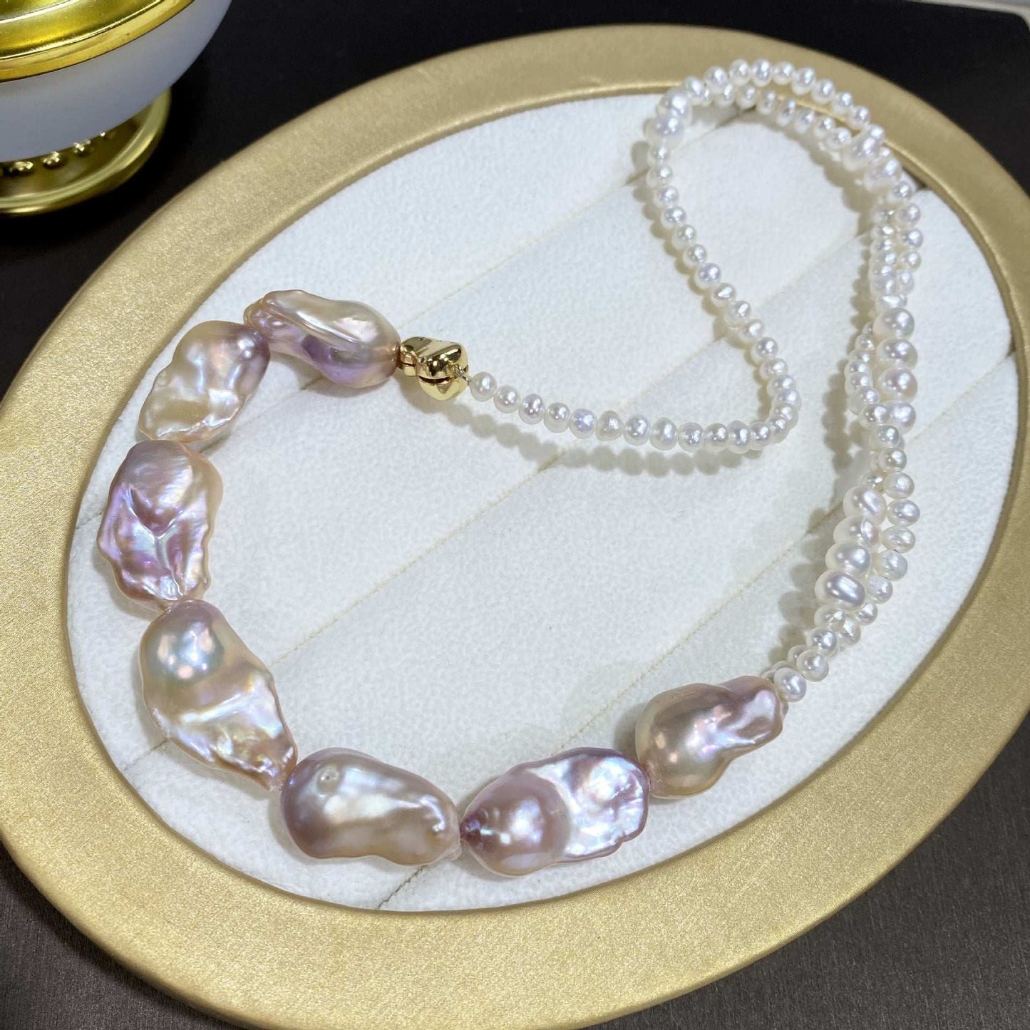 Long Autumn And Winter Natural Baroque Pearl Necklace For Women - Sophinity