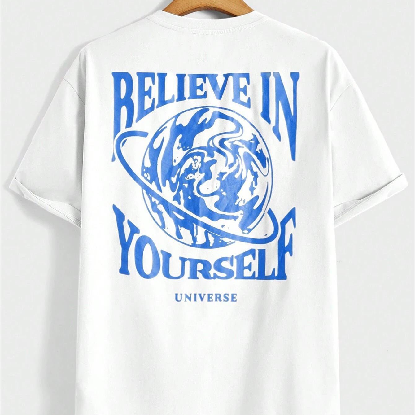 Believe In Yourself Universe Funny Men T-shirt - Sophinity
