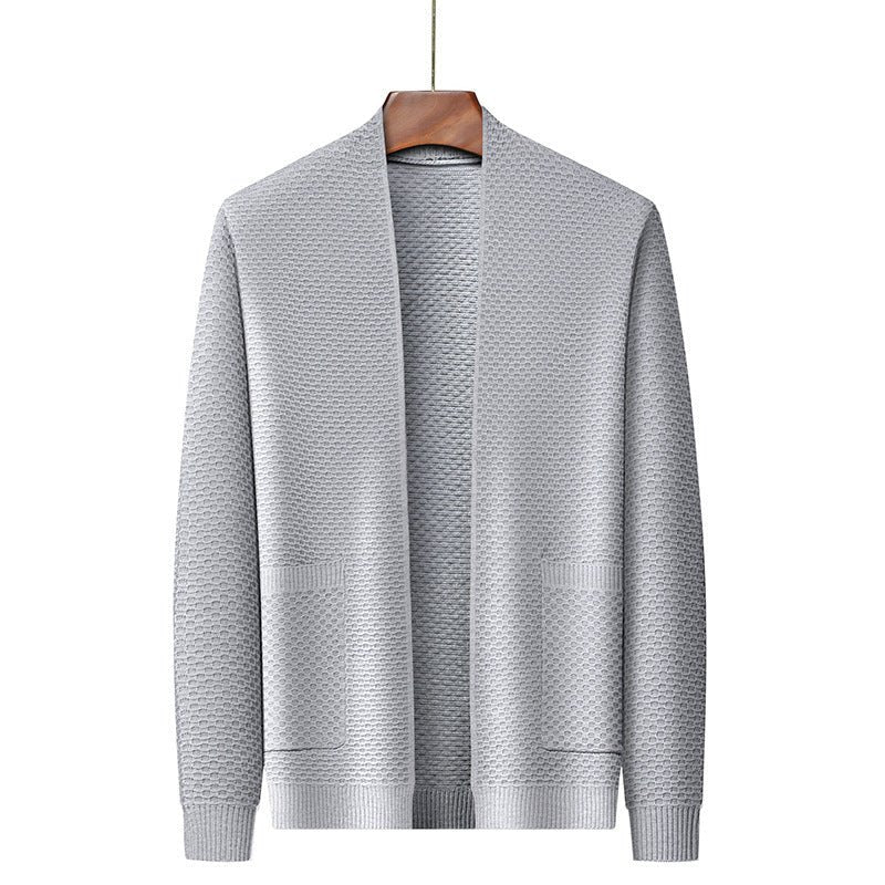 Men's Knitted Cardigan Sweater Coat - Sophinity
