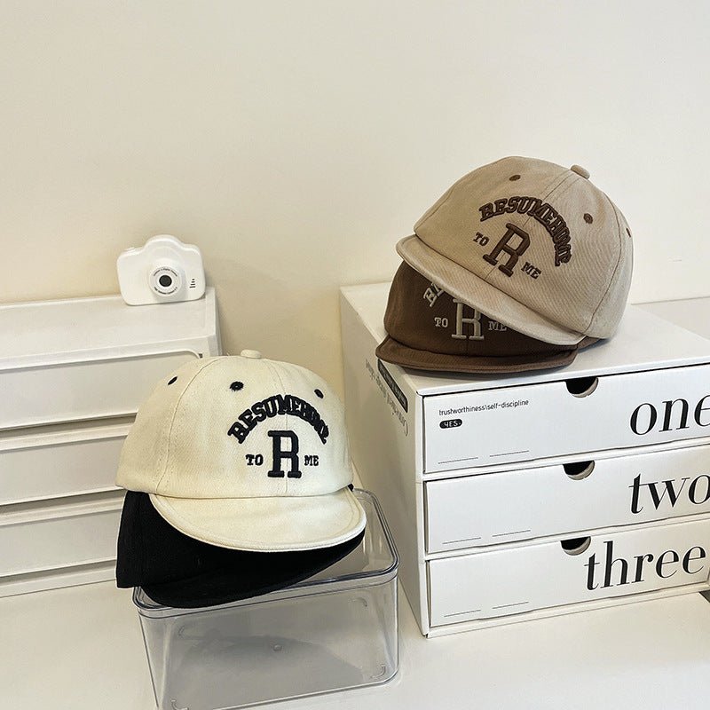 New Ins Soft Brim Letter Embroidered Sunshade Baseball Cap - Sophinity