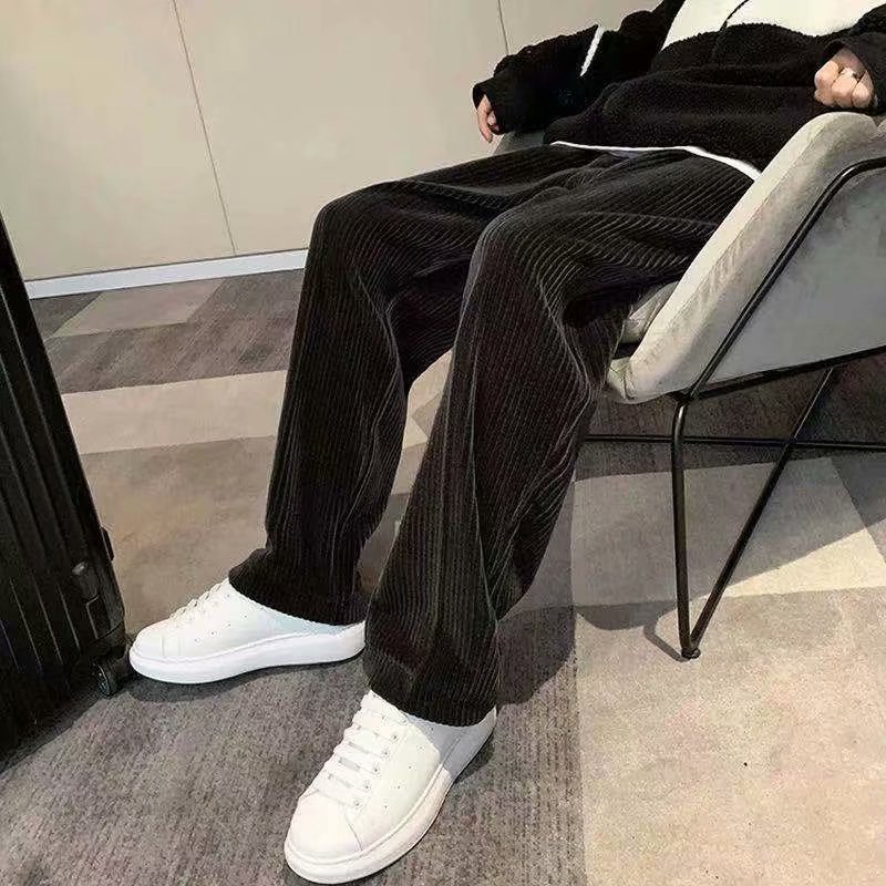Men's Fashion Casual Corduroy Straight Pants - Sophinity