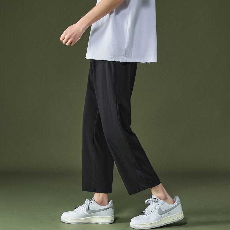 Spring And Summer Thin Cropped Wide - legged Casual Pants Men's Loose - Sophinity