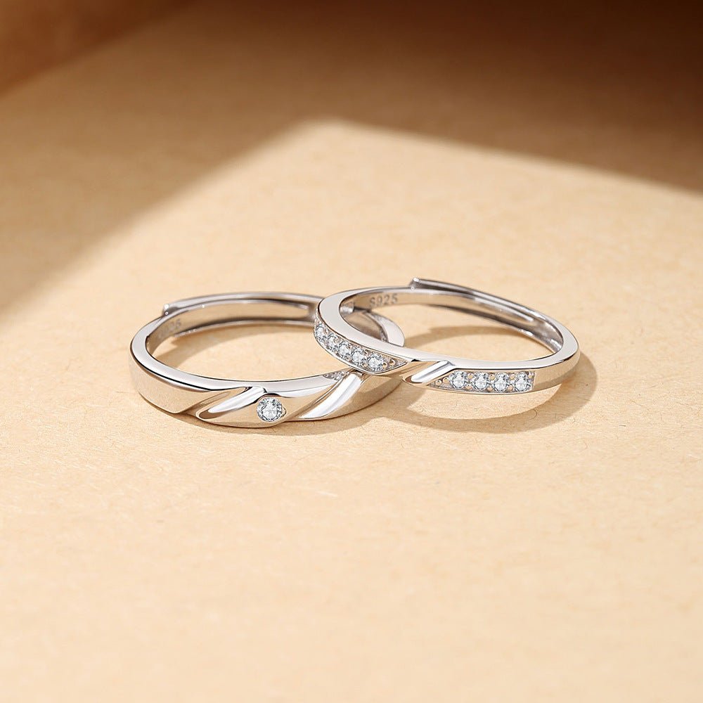 Original Men And Women Opening Couple Rings - Sophinity