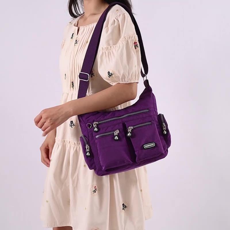 Women Shoulder Bags Multiple Pockets Waterproof Crossbody Bags - Sophinity