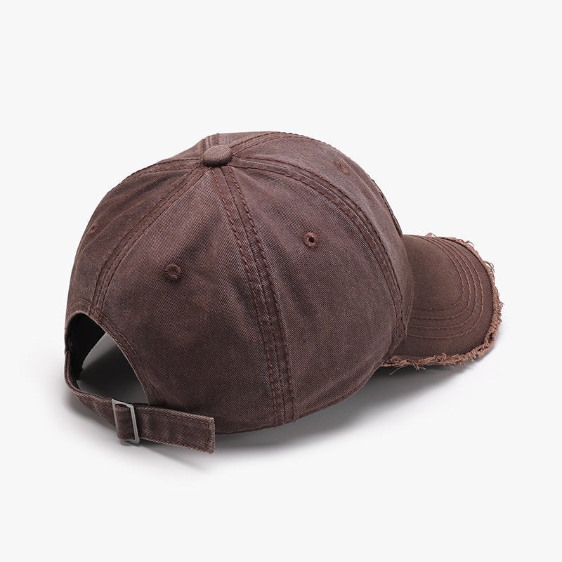 Letter Three - dimensional Embroidery Soft Top Burr Men's Baseball Cap - Sophinity