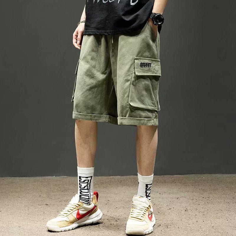 Workwear Shorts Men's Korean Style Trend Summer Five - point Pants - Sophinity