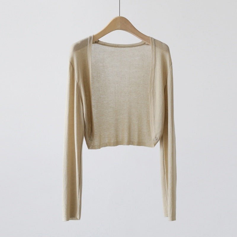Women's Summer Shawl Thin Waistcoat Smock Top - Sophinity