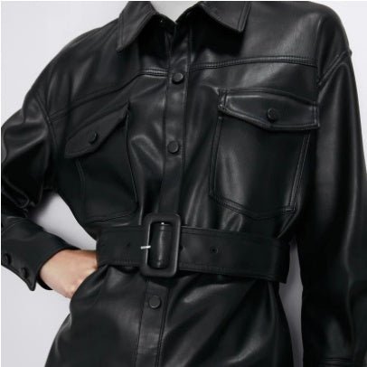 Coat leather trench coat - Sophinity