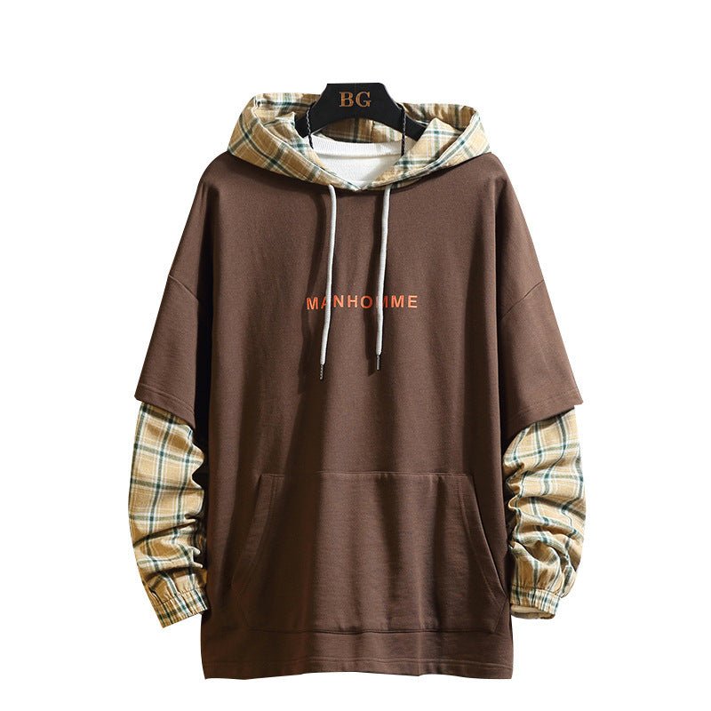 Fake two hooded hooded hoodies - Sophinity