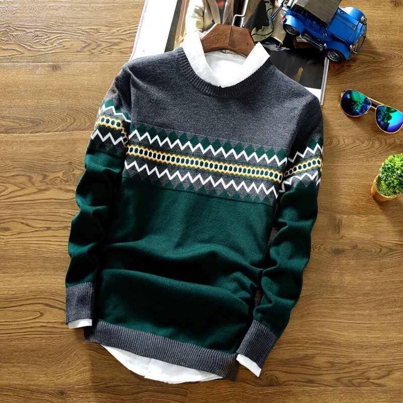 Autumn and winter new round neck pullover sweater sweater - Sophinity