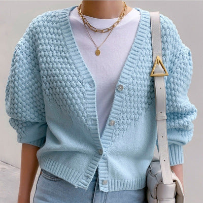 All-match twist knit jacket - Sophinity