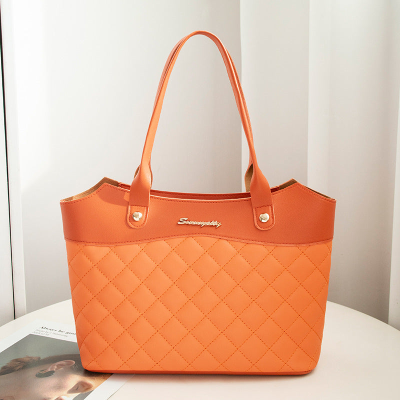 Rhombus Handbag Women Shopping Shoulder Crossbody Bags - Sophinity