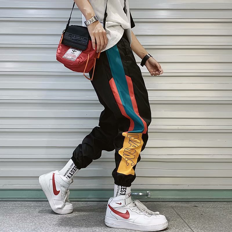 Colorblock Loose Harem Pants - Sophinity