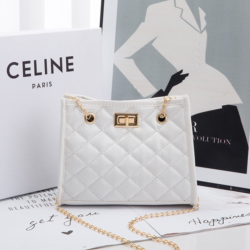 Mini Chain Shoulder Bags Rhombus Sewing Small Square Bags For Women - Sophinity