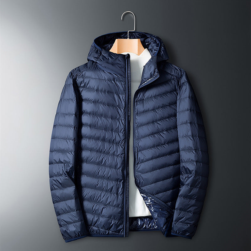 Sheer hooded down jacket - Sophinity