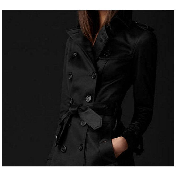 Double - breasted Trench Coat - Sophinity