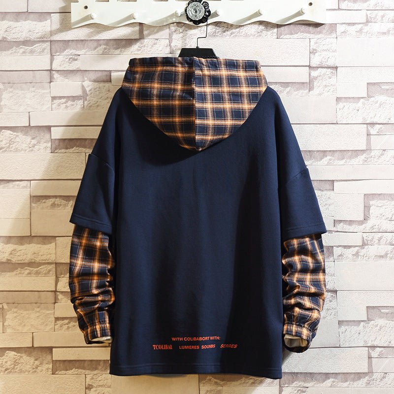 Fake two hooded hooded hoodies - Sophinity
