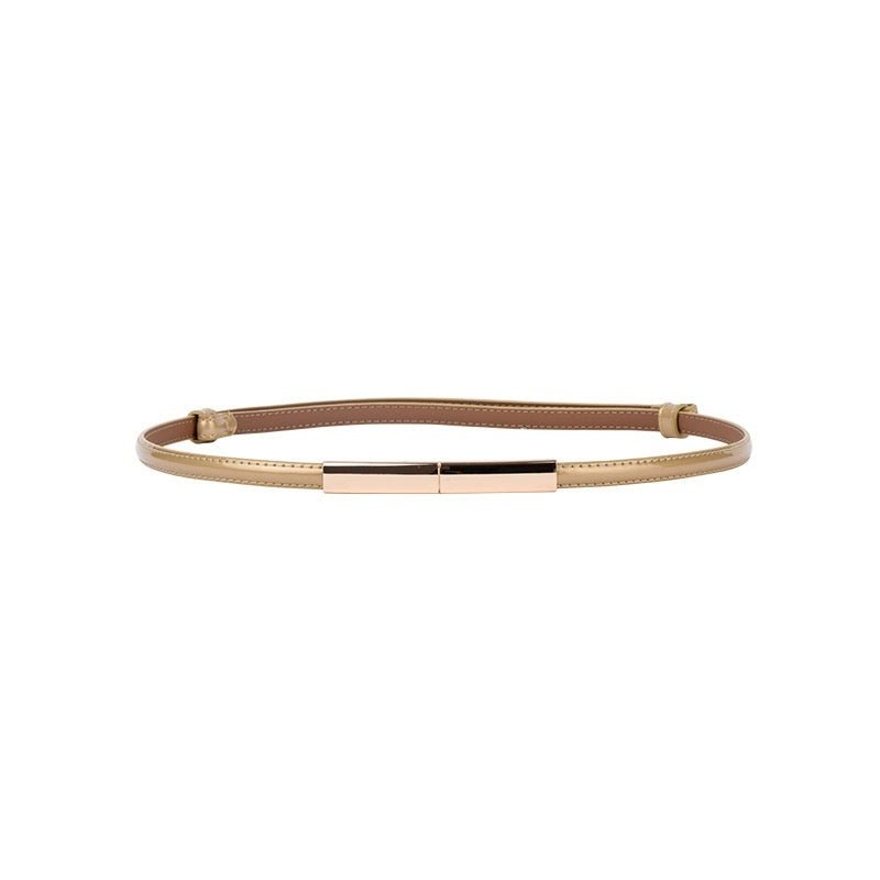 Women's Belt Fashion A Pair Of Buckles Fine Ladies - Sophinity