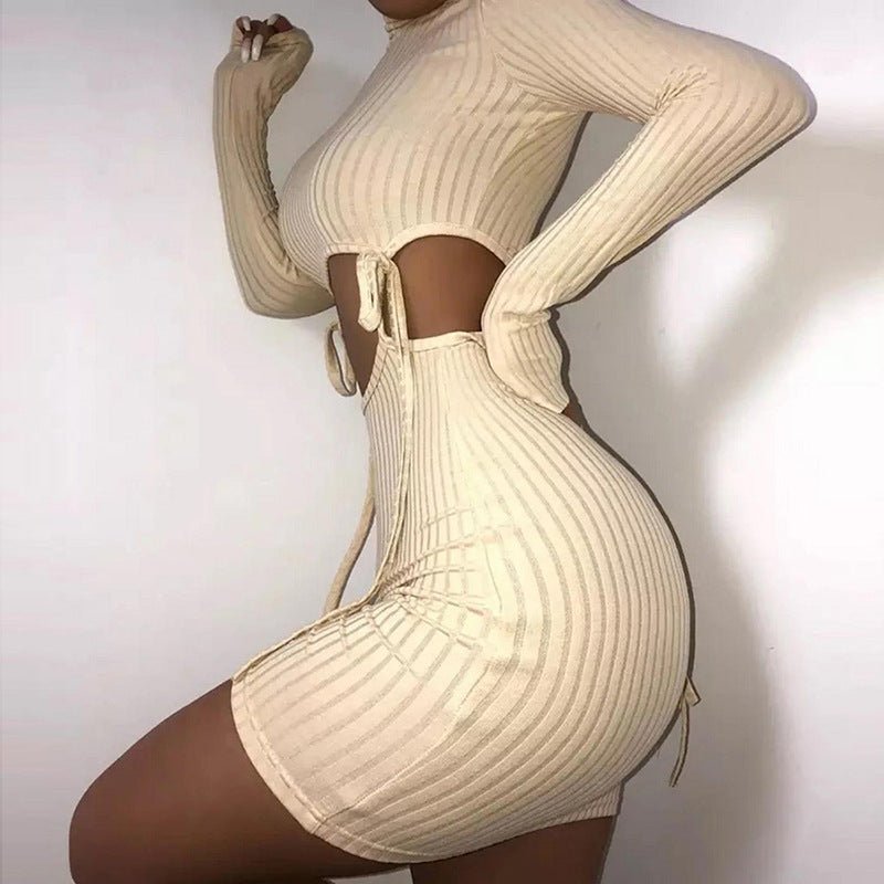 Hollow bag hip dress women - Sophinity