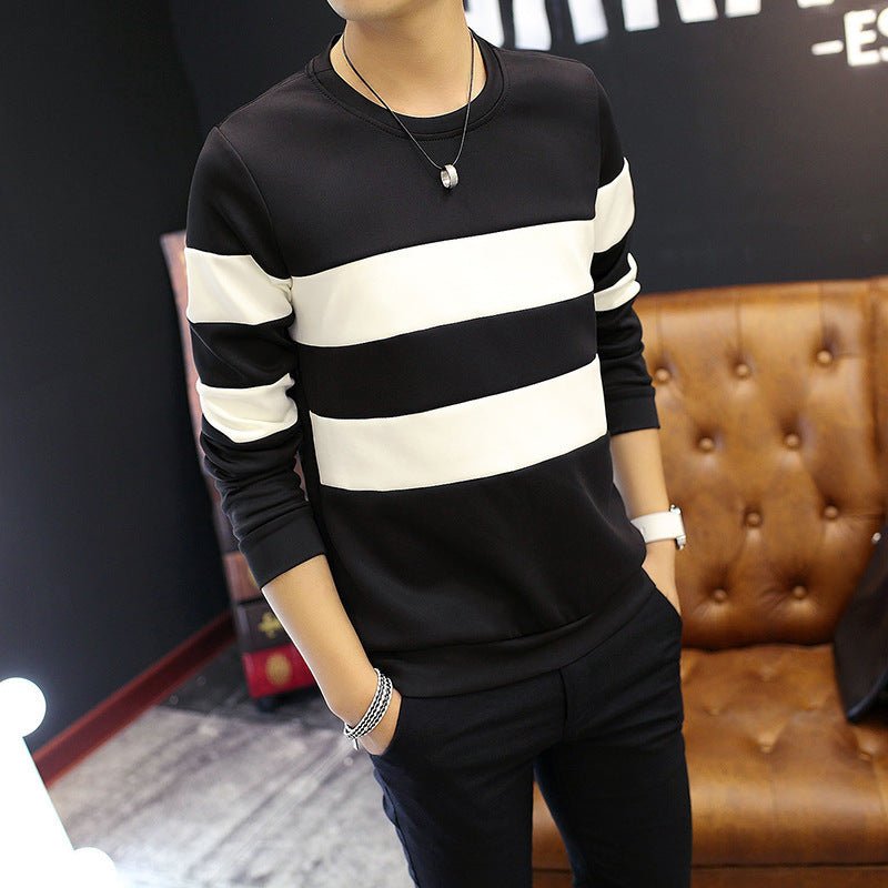Striped round neck long sleeves - Sophinity