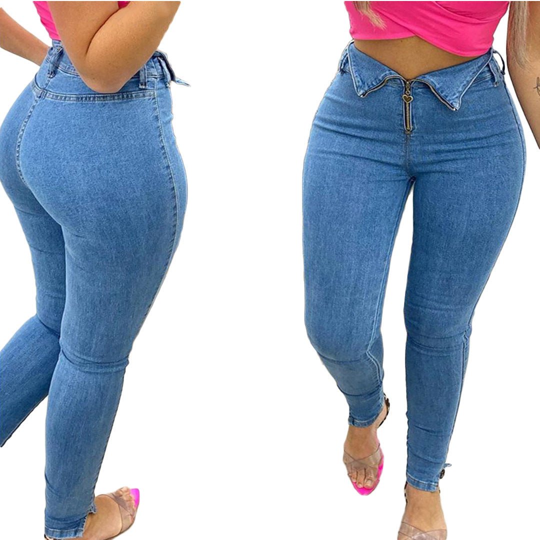 Fashion casual jeans with jeans - Sophinity