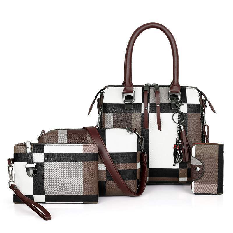 New Luxury Handbags Plaid Women Bags Designer - Sophinity