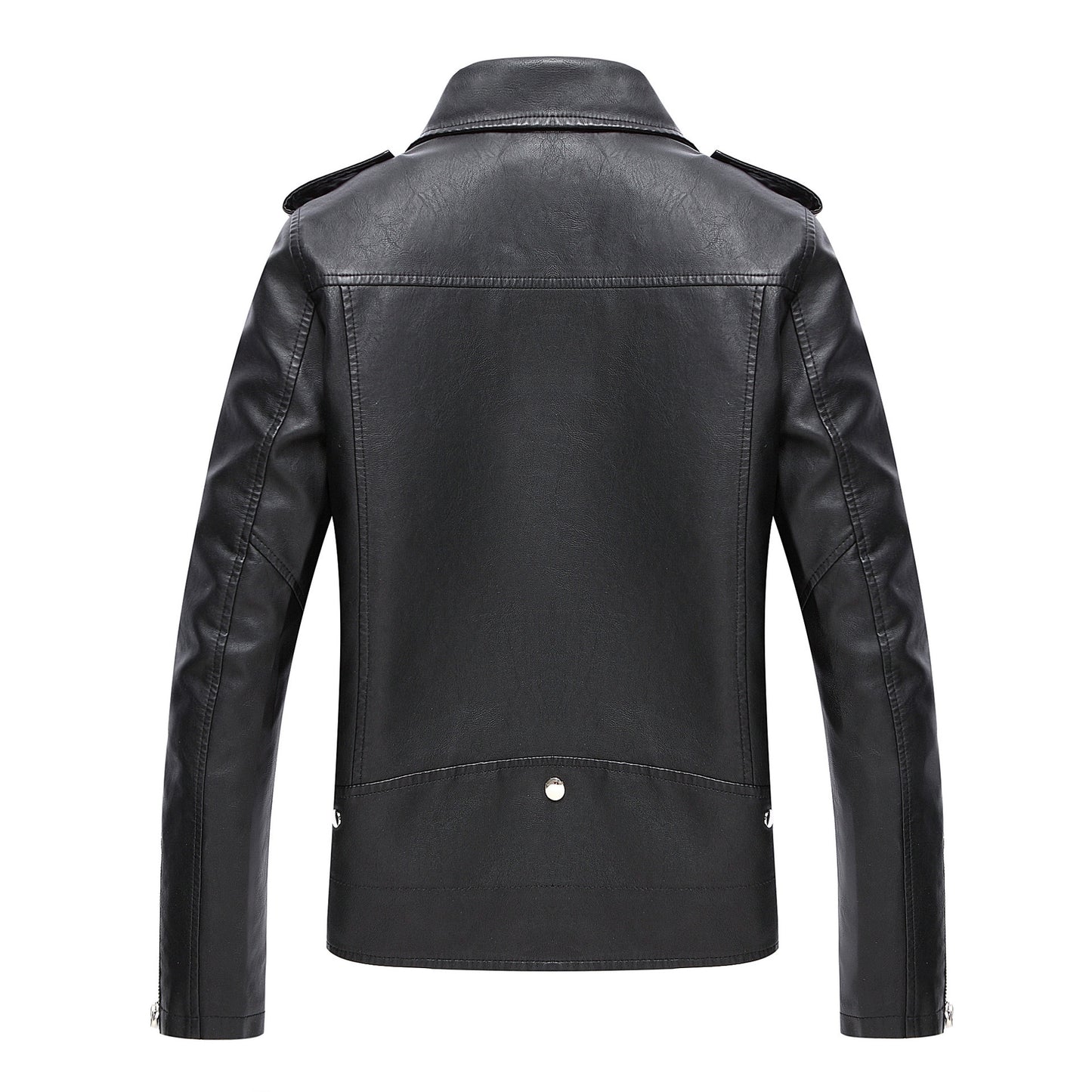 Men's Motorcycle Leather Jacket Jacket - Sophinity