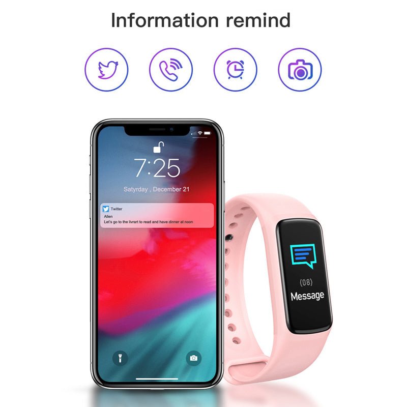 Pedometer Heart rate Blood Pressure Blood Oxygen Sleep - Sophinity