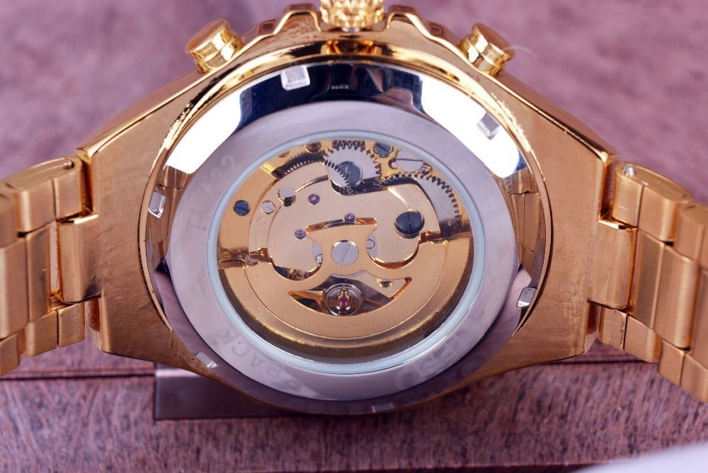 Personalized All - steel Hollow Automatic Mechanical Watch Fashion Watch For Men - Sophinity