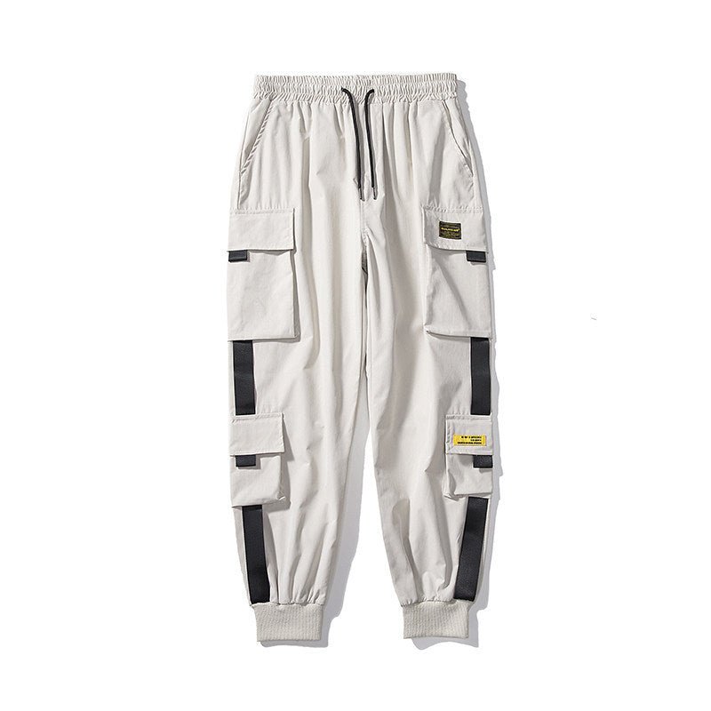 Thin Multi - pocket Overalls Men's Couple Loose - Sophinity