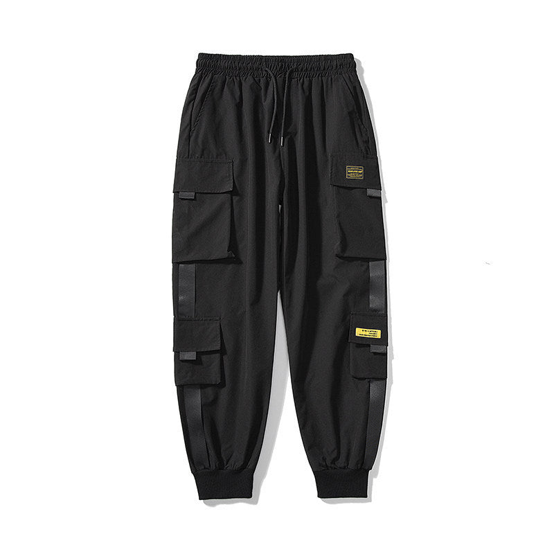 Thin Multi - pocket Overalls Men's Couple Loose - Sophinity