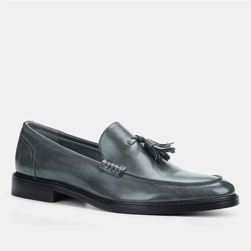 Men Casual Shoes Leather Loafers Business Dress Formal Shoes - Sophinity