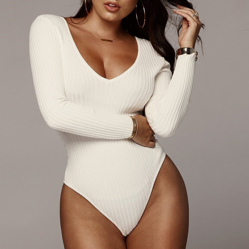 Led Long Sleeve Ripped Jumpsuit - Sophinity