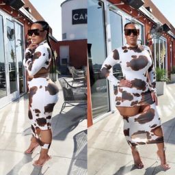 Weird Puss Hollow Out Women Irregular Hole Maxi Dresses Skinny Full Sleeve Skinny o - Neck Activewear Party Prom Club Street Style - Sophinity