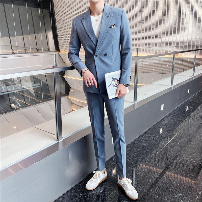 Korean Style Slim-fit Trendy Business Jacket Suit - Sophinity
