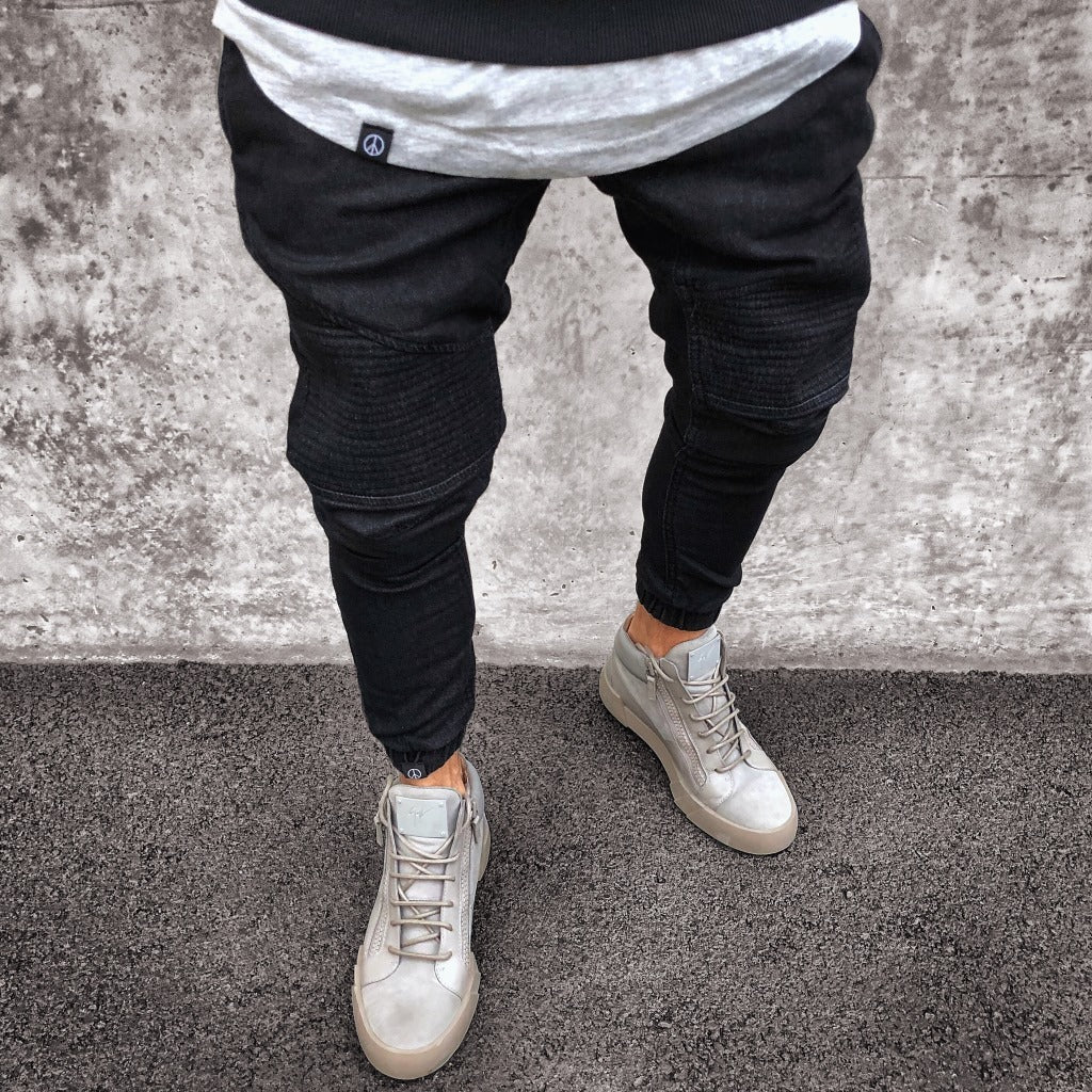 Jeans Men's Explosive Fashion Light Blue Skinny - Sophinity