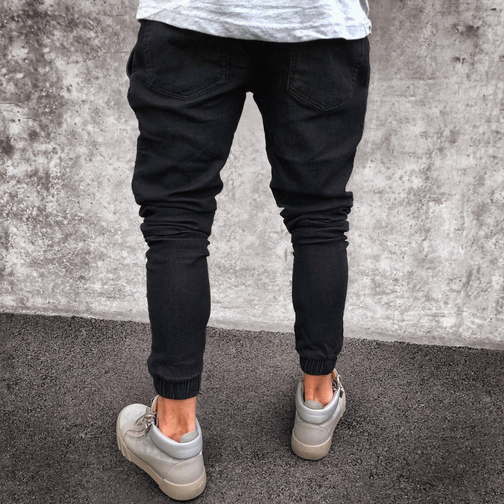 Jeans Men's Explosive Fashion Light Blue Skinny - Sophinity