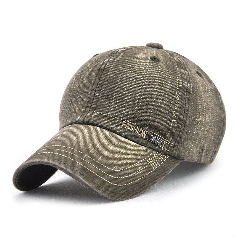 Wash Old Baseball Cap Color men's and women's simple outdoor leisure cap wholesale - Sophinity