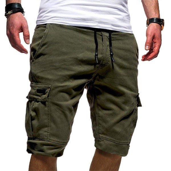 Men Casual Jogger Sports Cargo Shorts Military Combat Workout Gym Trousers Summer Mens Clothing - Sophinity