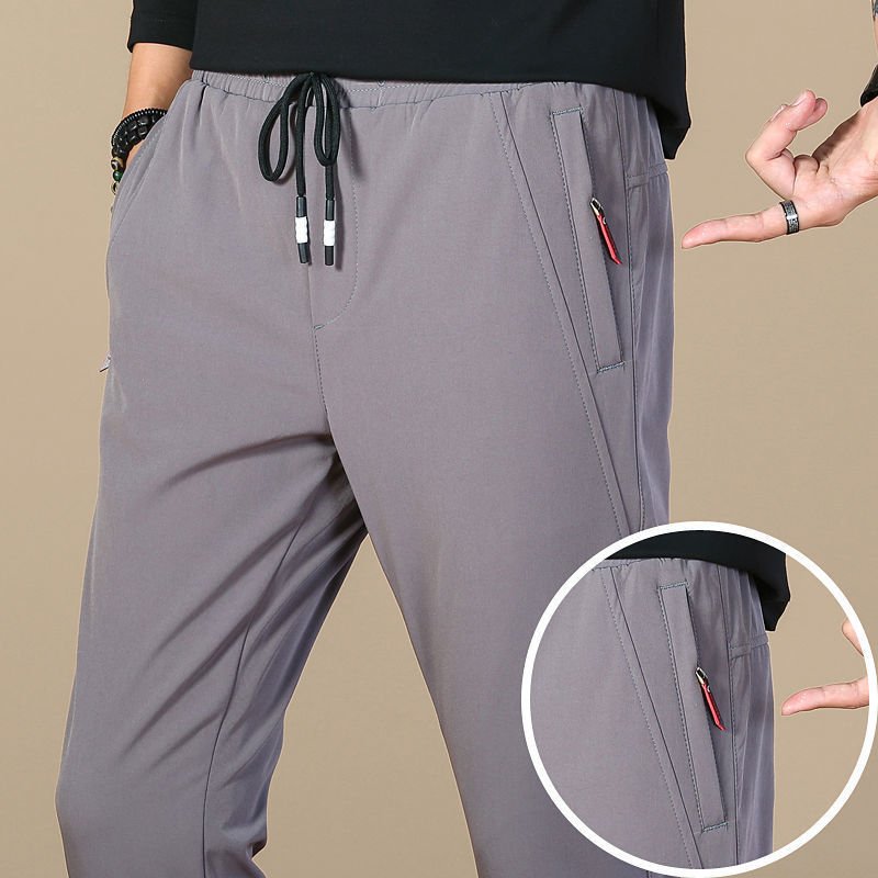 Summer Ice Silk Stretch Casual Pants Boys Quick - Drying Elastic Pants - Sophinity