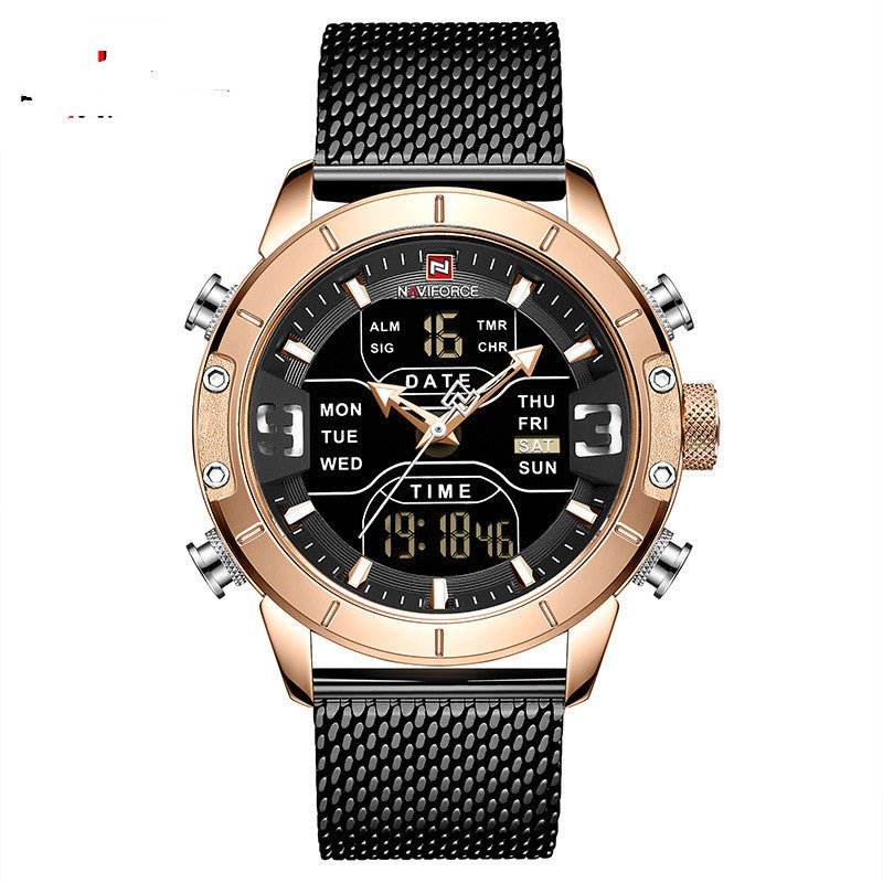 Alarm Clock Calendar Business Quartz Electronic Men's Watch - Sophinity