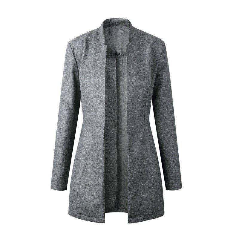 Trench Coat Mid - length Woolen Coat - Sophinity