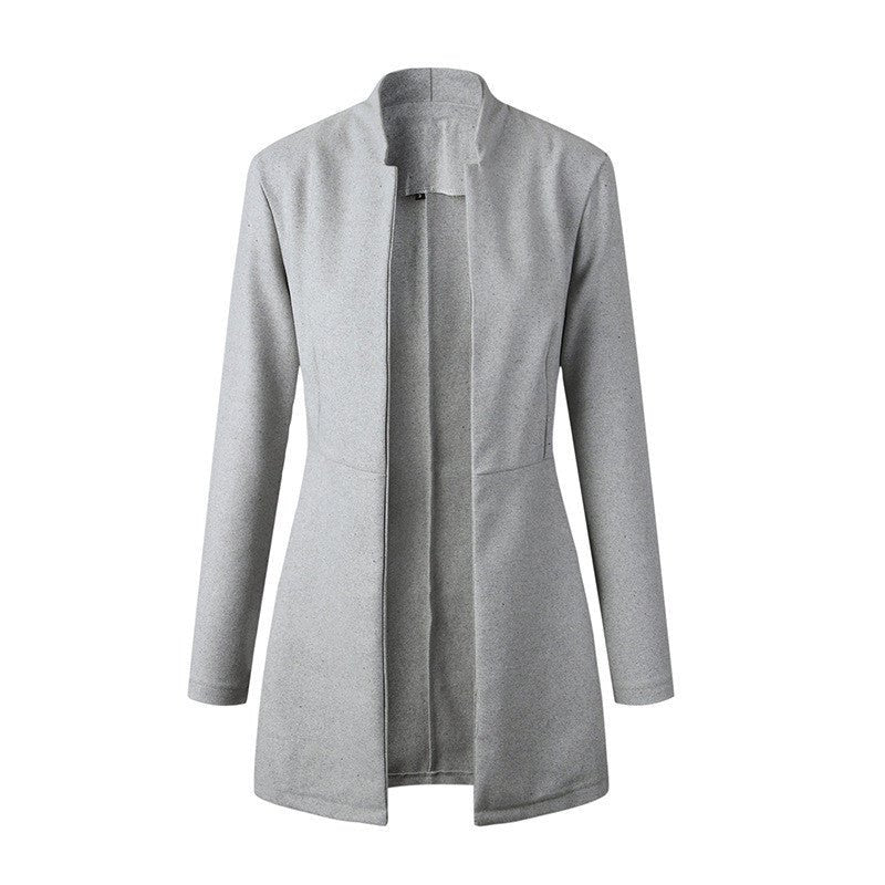 Trench Coat Mid - length Woolen Coat - Sophinity