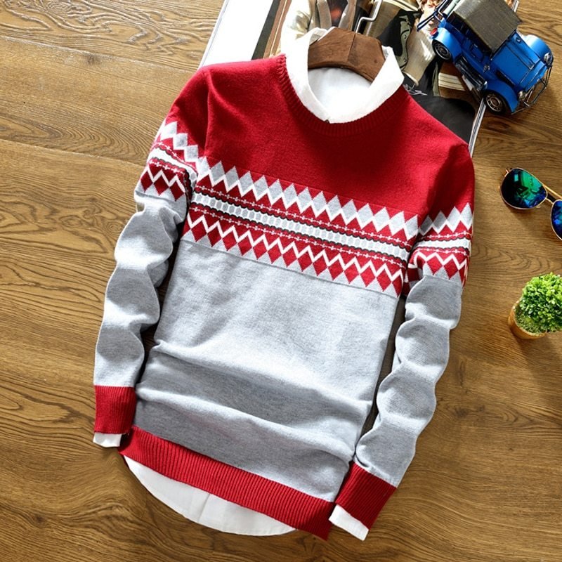 Autumn and winter new round neck pullover sweater sweater - Sophinity