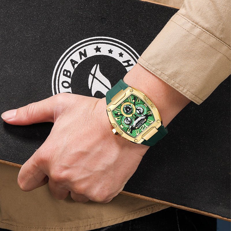 Wine Barrel Men's Multi - function Sports Watch - Sophinity