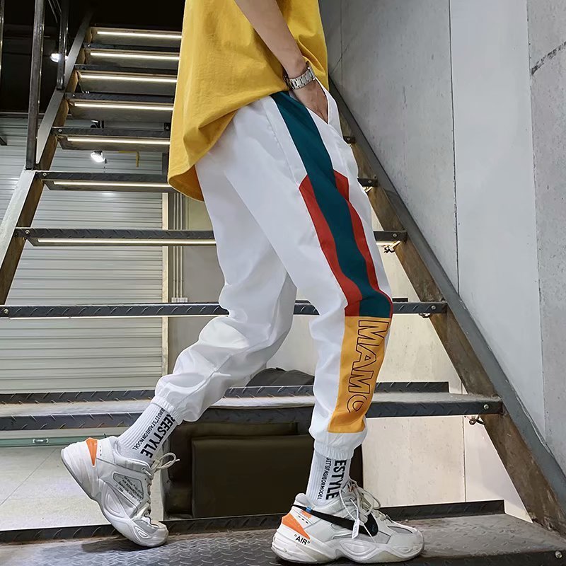 Colorblock Loose Harem Pants - Sophinity