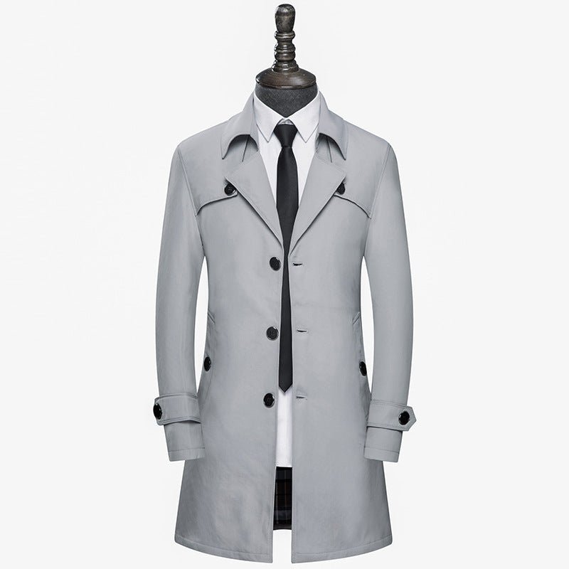 Slim handsome coat trench coat - Sophinity